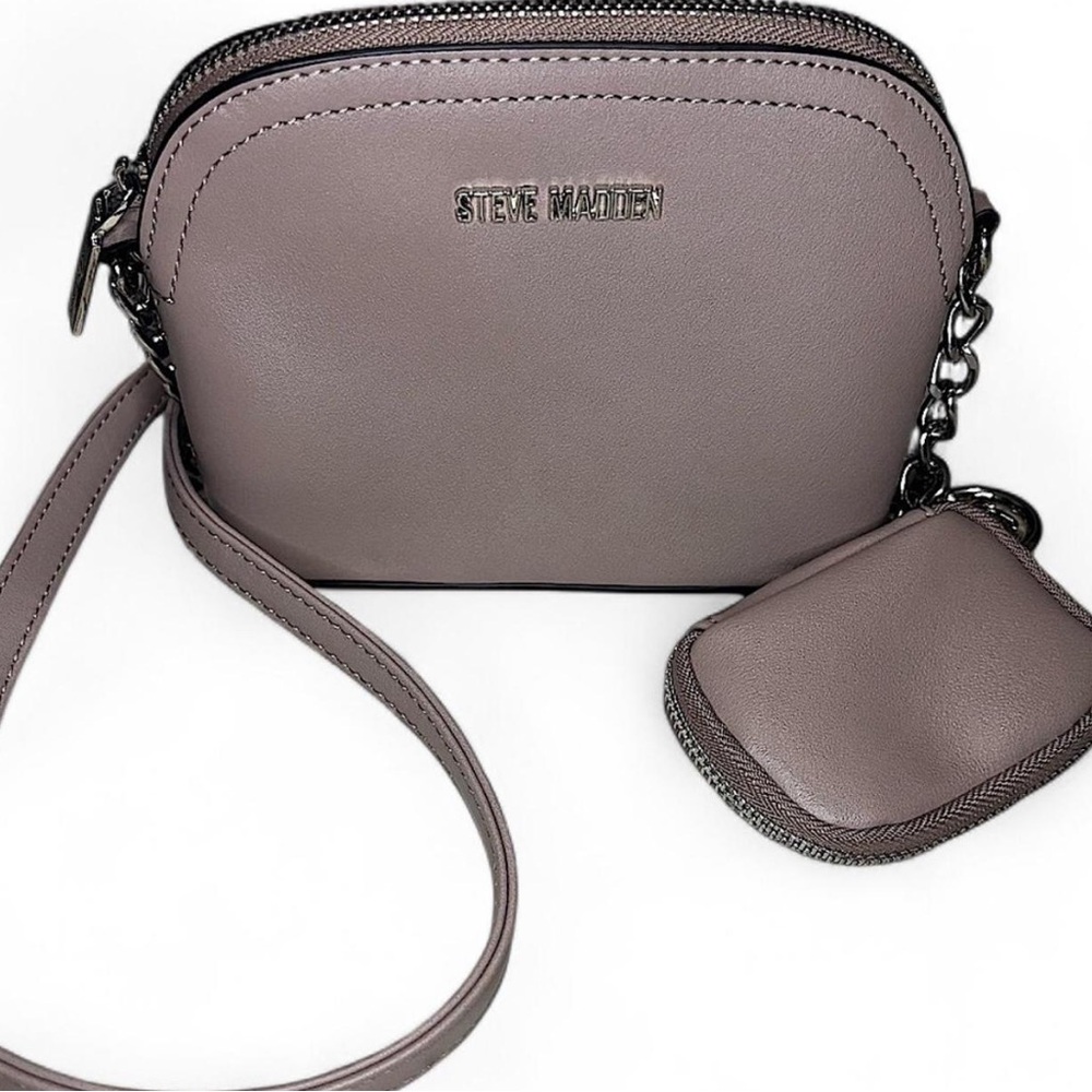 Steve Madden Purple Purse with Attachable Coin Bag